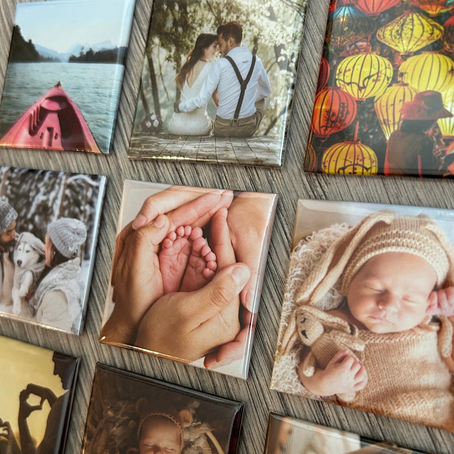 Custom Photo Magnets 50mm x 50mm - set of 12